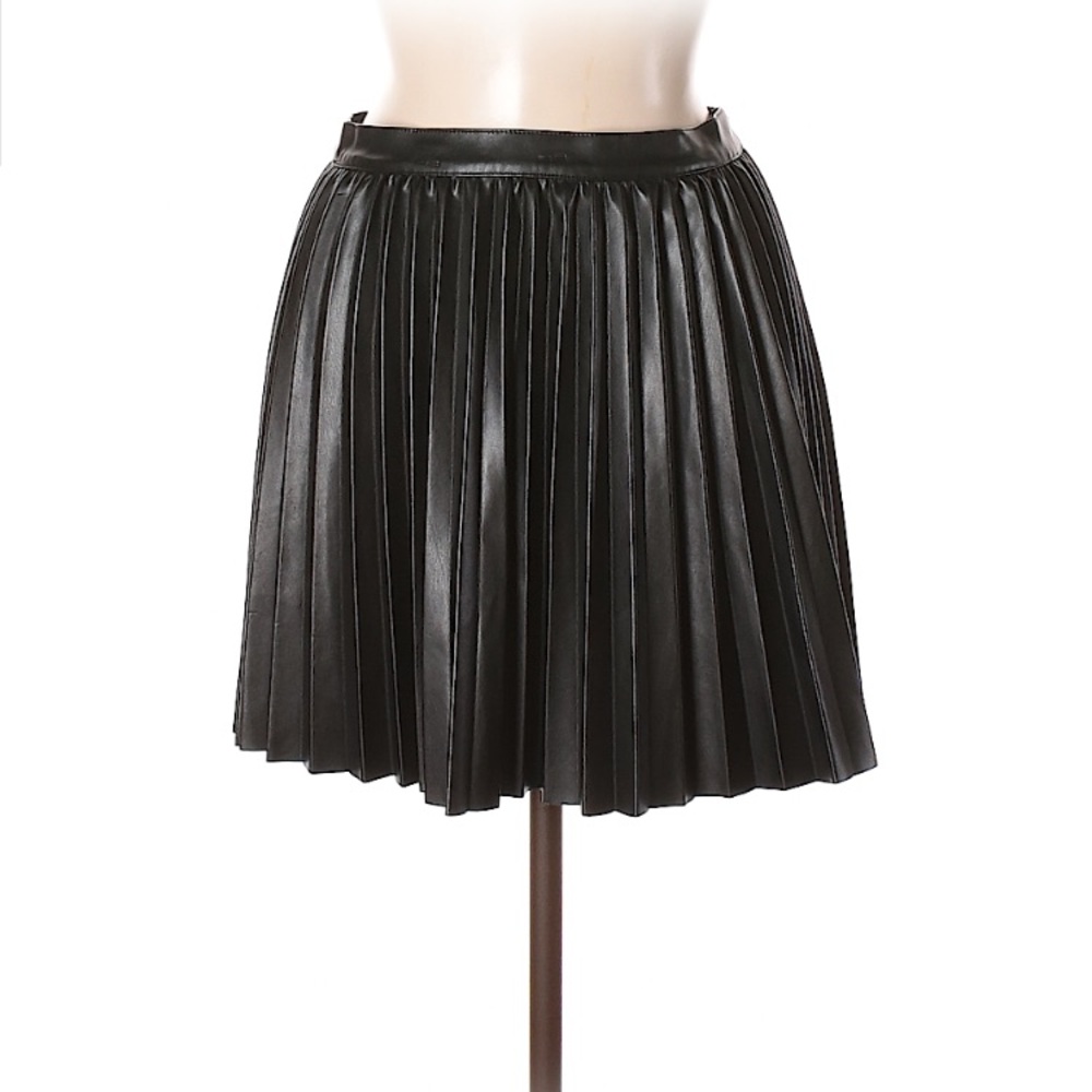 Goldie London Faux Leather Skirt